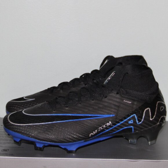 Nike Mercurial Superfly 9 Elite FG Soccer Shadow Pack Mens 6.5 8.5 Black Blue - Picture 2 of 9